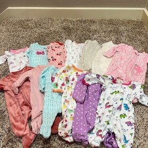 13 Newborn pajamas!!!